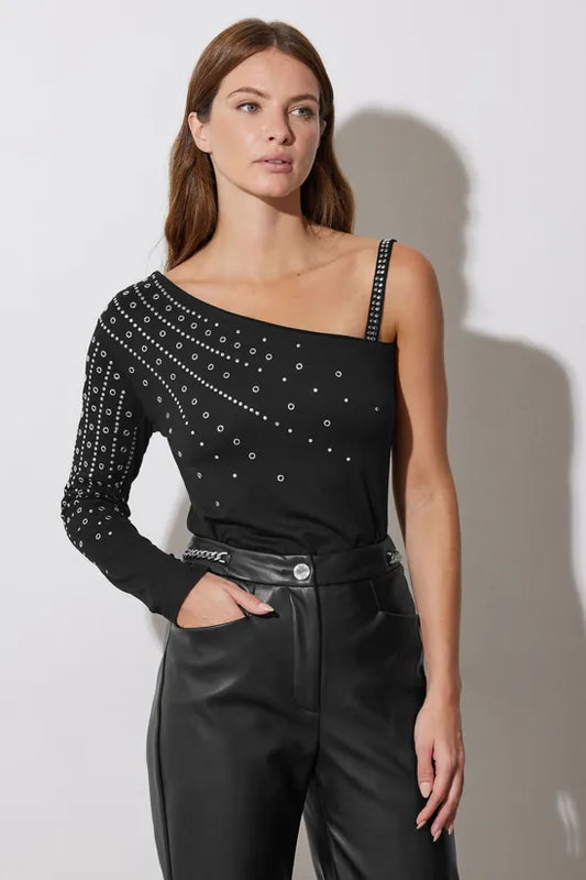 Eyelet Asymmetric Top